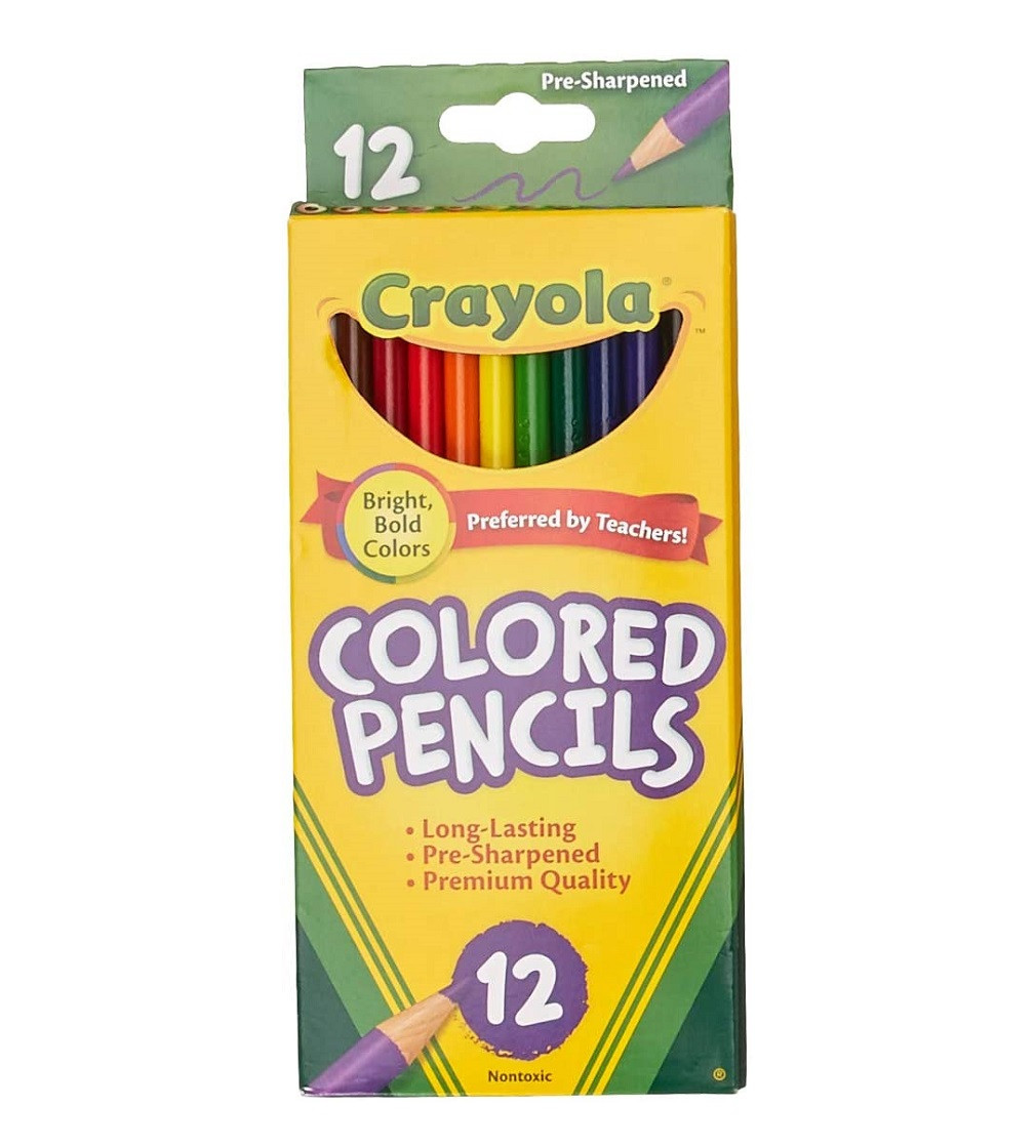 Купить Карандаши цветные Crayola Colored Pencils 12 шт - фото 1