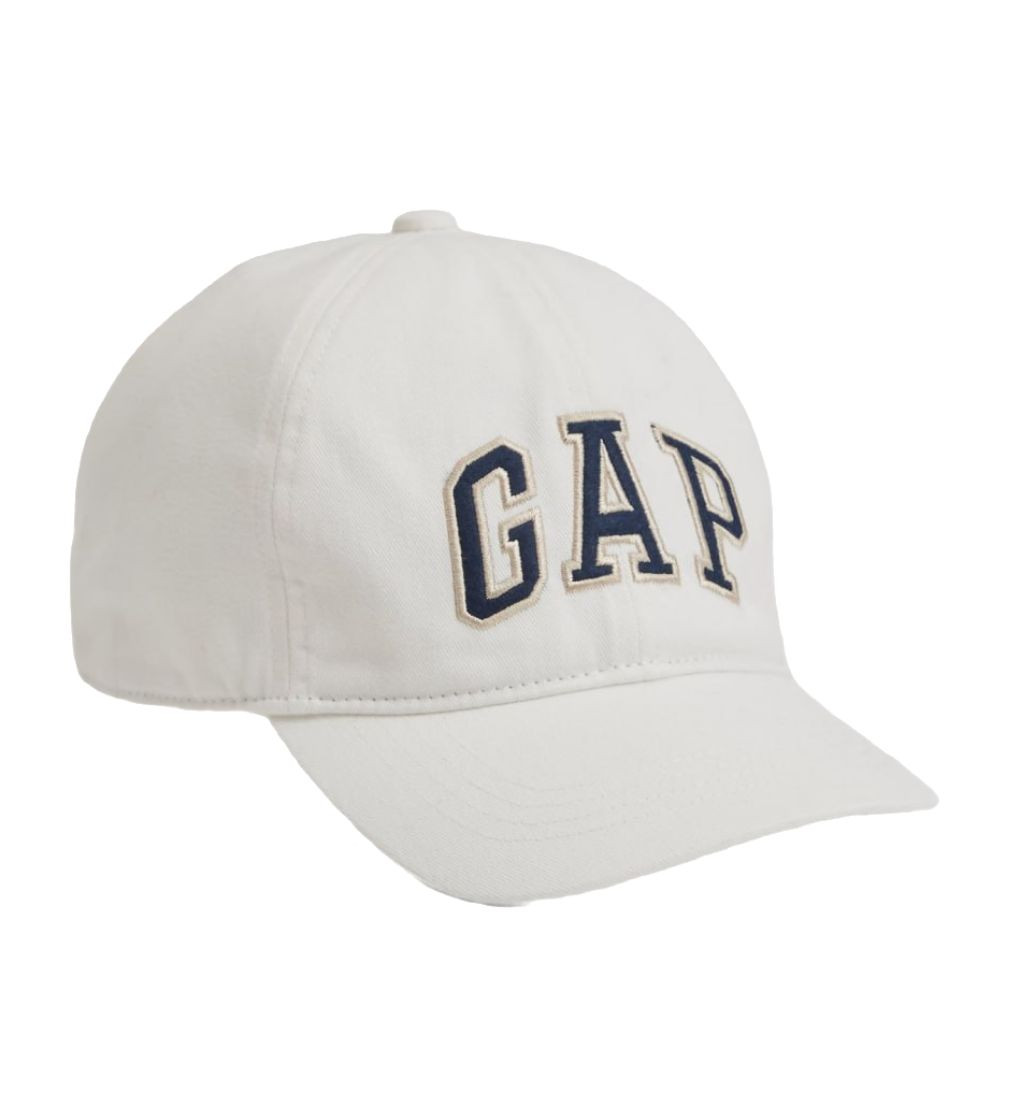 Gap Kids Graphic Baseball Hat Optic white