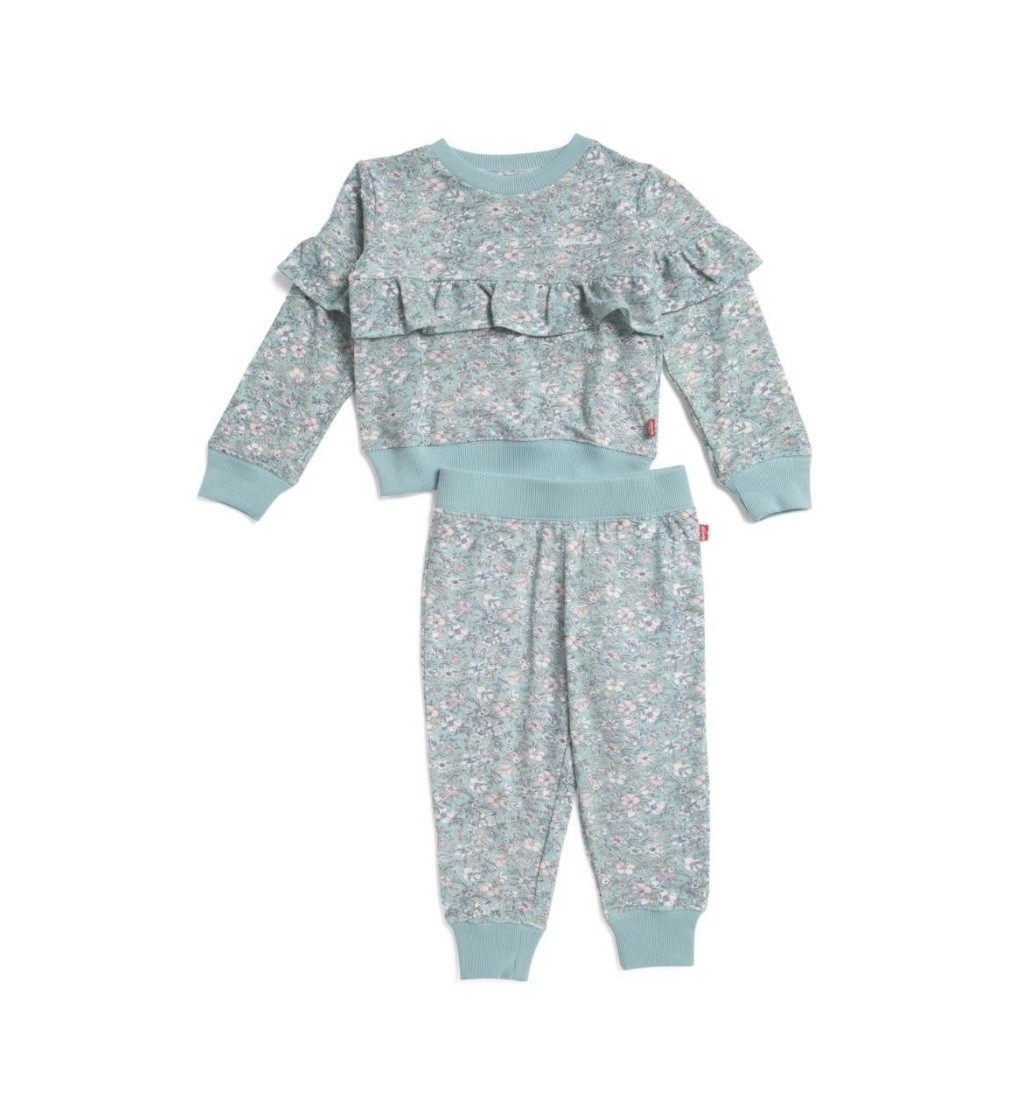 Купити Костюм LEVI'S® Toddler Girls 2pc Floral Ruffled Sweatsuit Set - фото 1