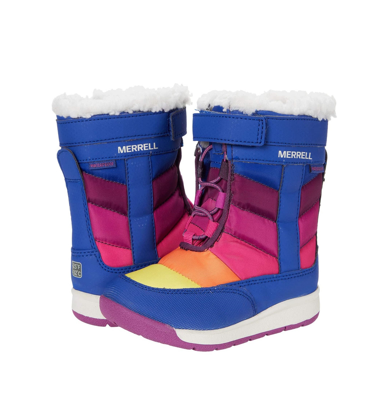 Купить Снегоходы Merrell Alpine Puffer Jr Waterproof Blue/Multi - фото 1
