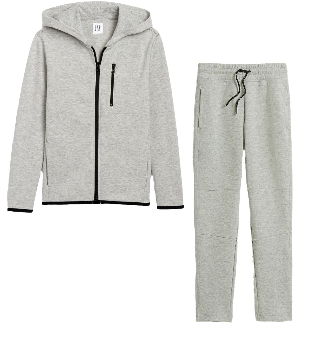 Купити Костюм двонитка Gap Fit Kids Tech Gray And White Marl - фото 1