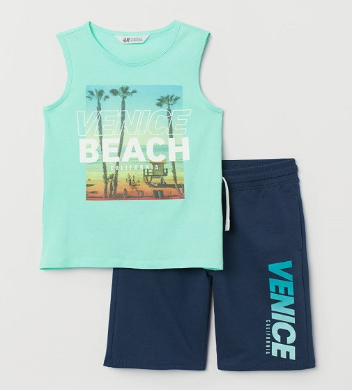 Купить Комплект H&M Бирюзовый/Venice Beach - фото 1