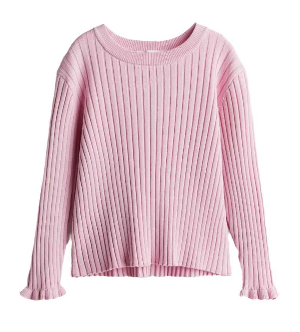 Купить Джемпер H&M Rib-knit jumper Light pink - фото 1