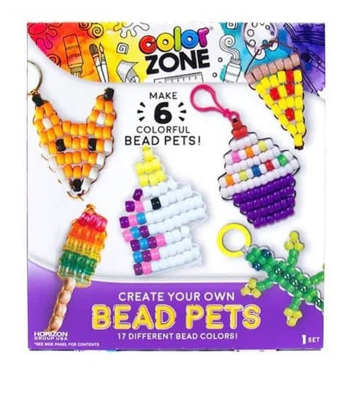Купити Набір креативних брелків Color Zone® Create Your Own Bead Pets - фото 1