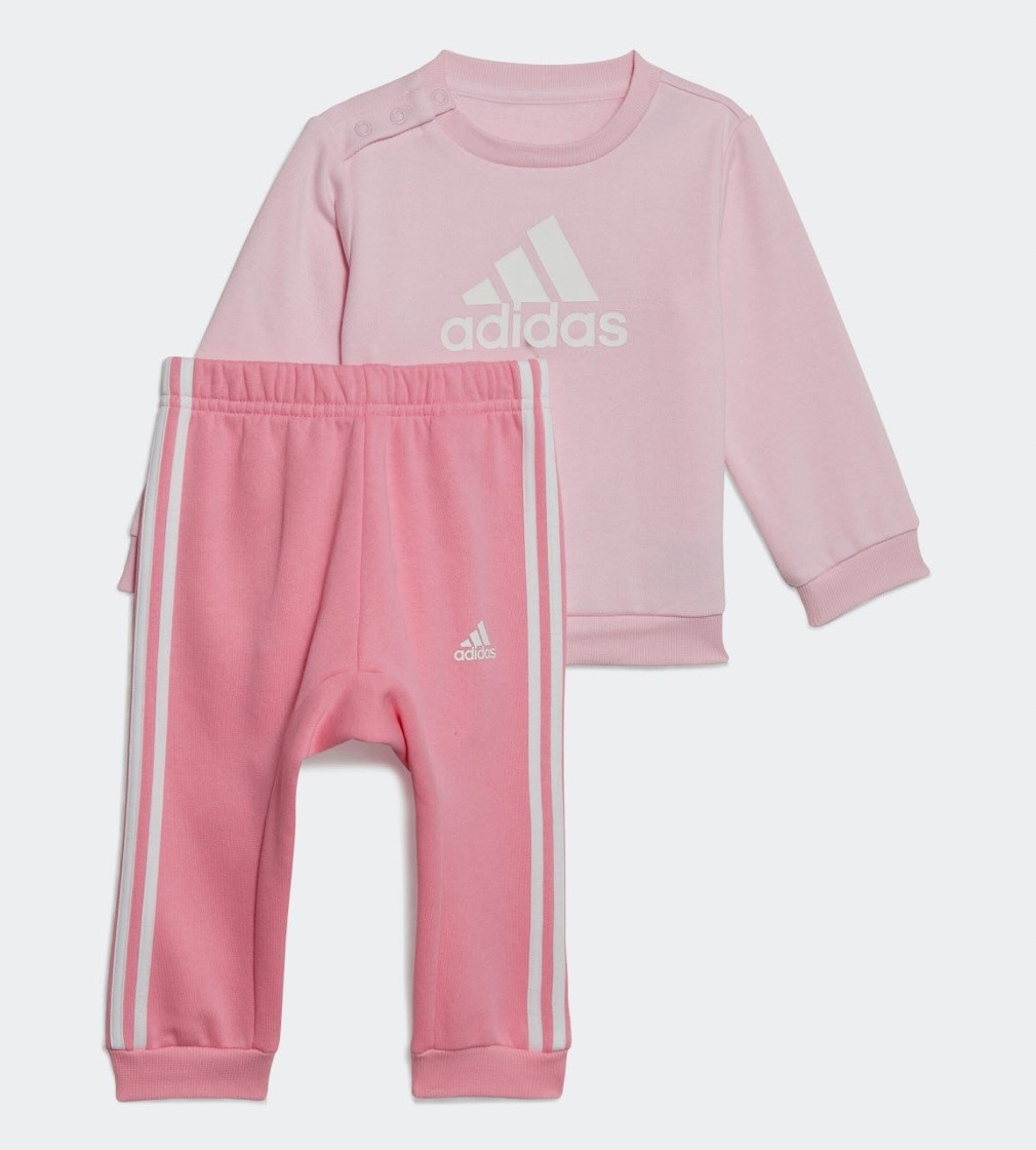 Купить Костюм Adidas Badge of Sport Pink / White - фото 1