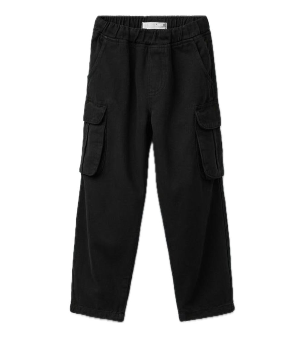 Купити Джинси Zara Twill  Barrel Pockets Black - фото 1