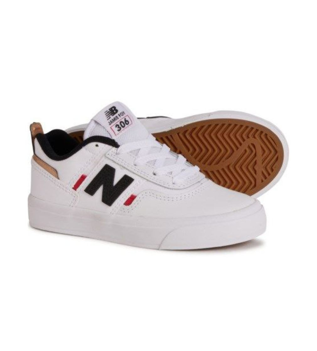 Купить Кроссовки New Balance Boys Jamie Foy 306 Lifestyle Shoes - Suede White - фото 1