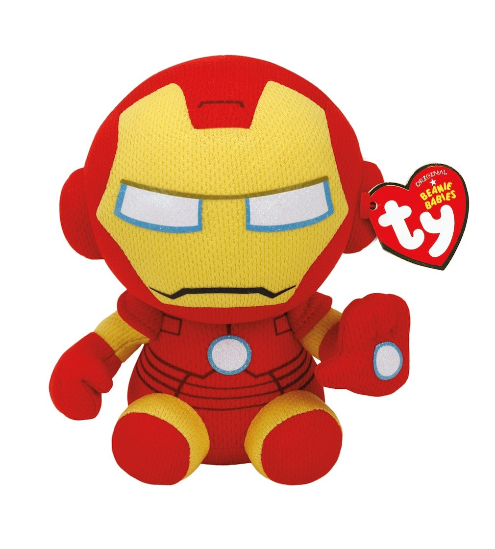 Купить Мягкая игрушка Ty Beanie Boos™ Marvel® Iron Man, Regular - фото 1