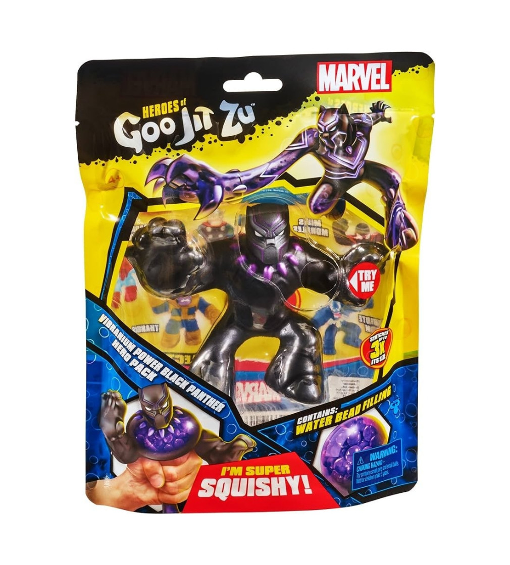 Купити Фігурка Гуджітсу Чорна Пантера Heroes of Goo Jit Zu Marvel - фото 1