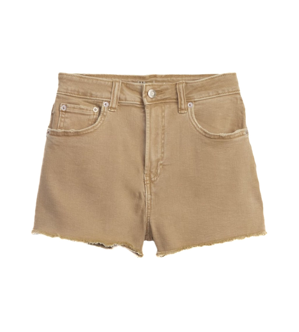 Купити Шорти джинсові Gap Teen Sky High Rise Khaki - фото 1