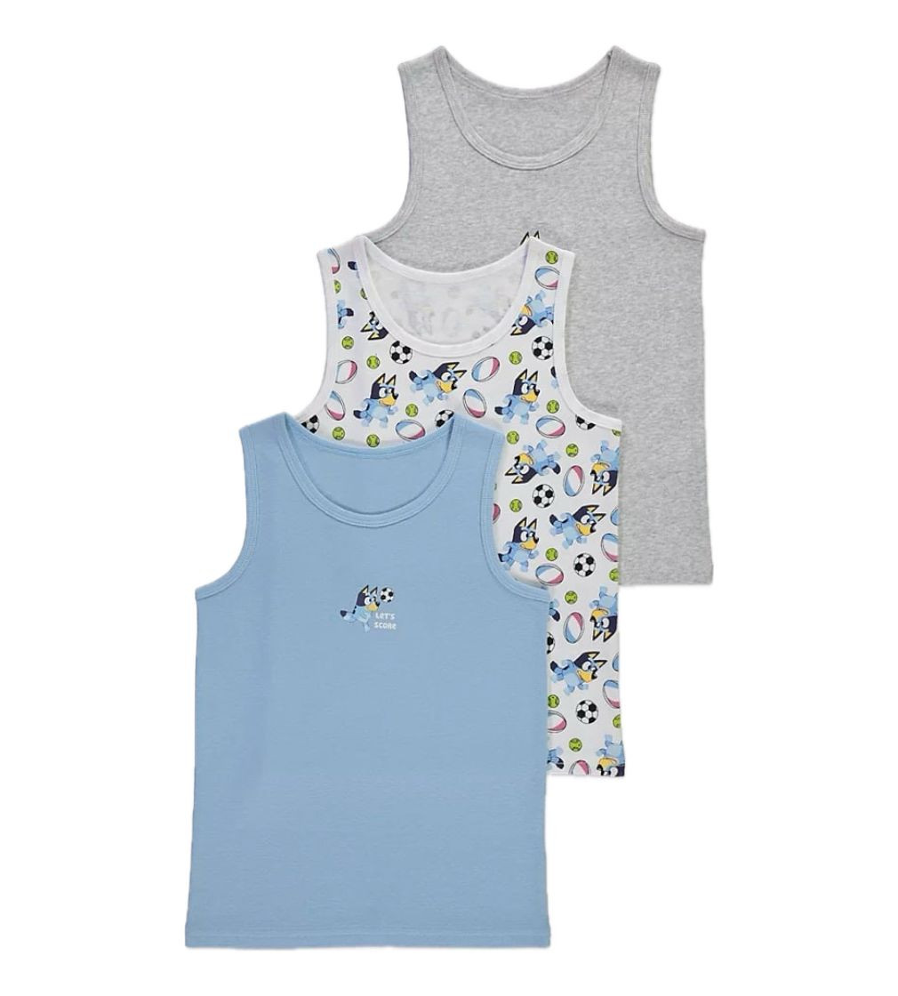 Купить Набор маек 3шт George Bluey Vests 3 Pack Let's score - фото 1