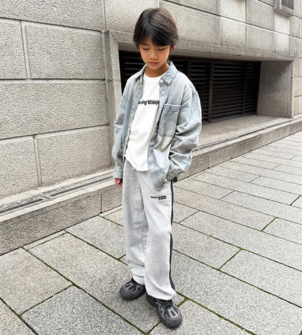 Купить Штаны Двунить Zara STRAIGHT FIT Grey - фото 1