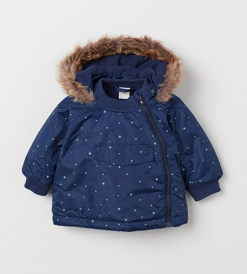 Купити Куртка H&M Dark blue/Snowflakes - фото 1