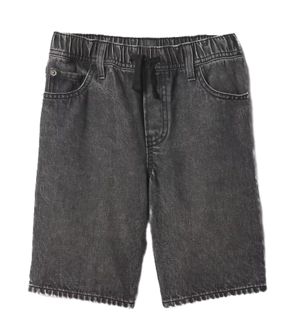 Купить Шорты Джинсовые Gap Kids Pull-On Loose black wash - фото 1
