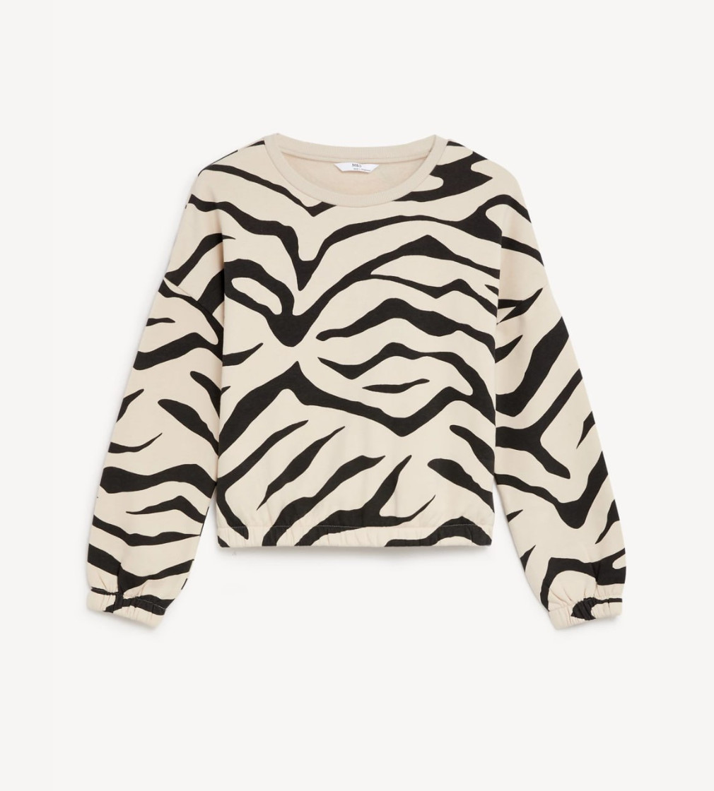 M&s on sale zebra jumper