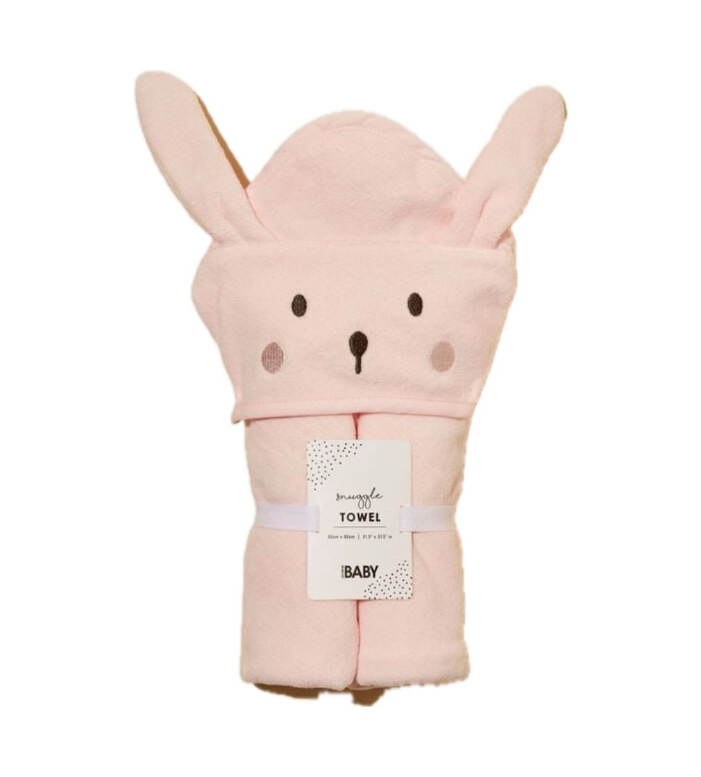 Купити Махровий Рушник Cotton On Baby Snuggle Towel Crystal pink/bunny - фото 1