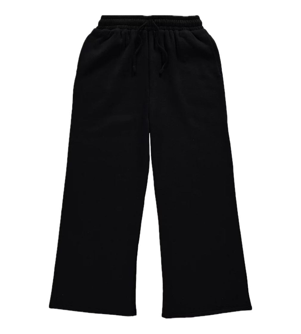 Штани на флісі George Black Fleece Lined Wide Leg