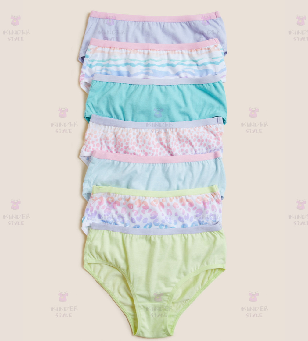 Купити Набір трусиків 7шт M&S Cotton Animal Print Knickers - фото 1