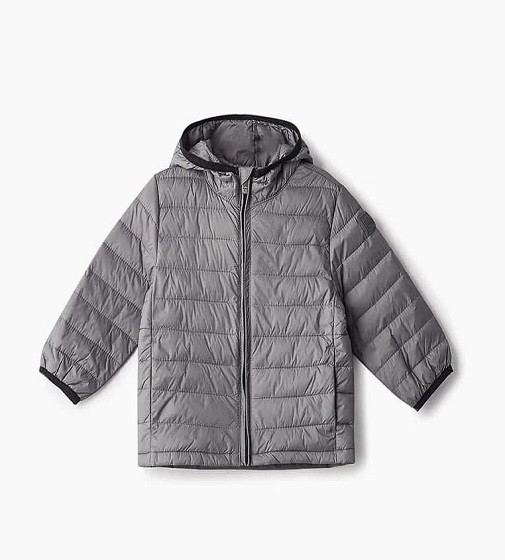 Купити Водонепроникна легка куртка-пуховик Gap (304523 grey) - фото 1