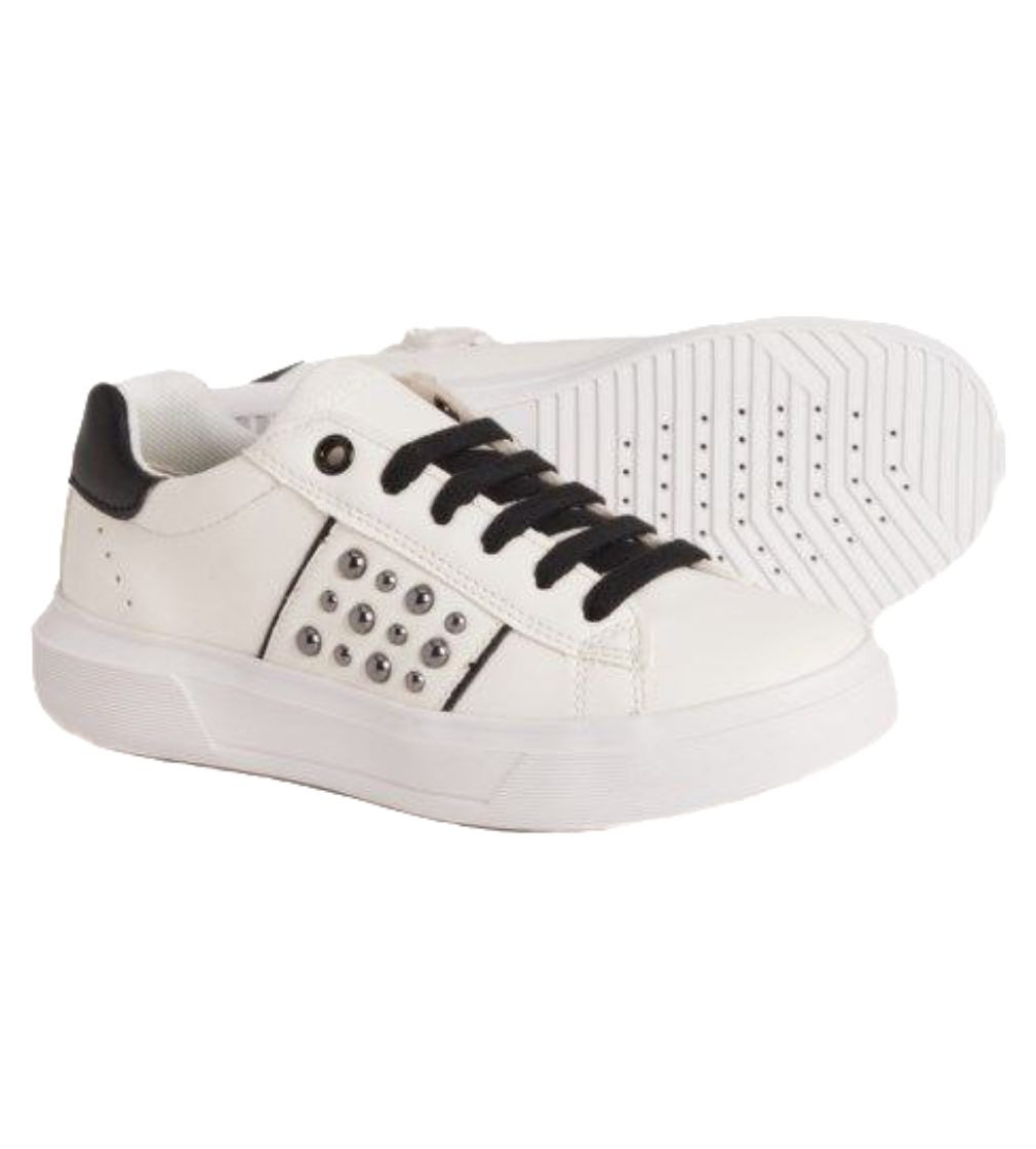 Купить Кроссовки Geox Girls' J Nettuno Girl B Trainers White Black - фото 1