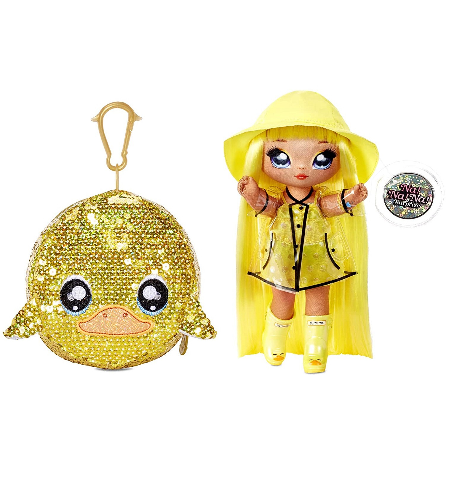 Купити Ігровий набір із лялькою NA! NA! NA! Surprise 2-in-1 Fashion Doll Sparkle Series Daria Duckie - фото 1