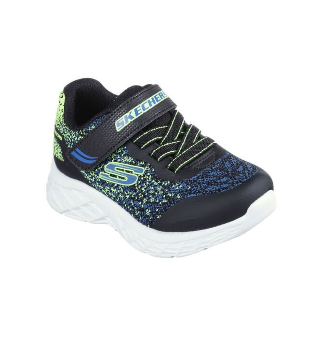 Купить Кроссовки Skechers Microspec II - Tromson Black/Blue/Lime - фото 1