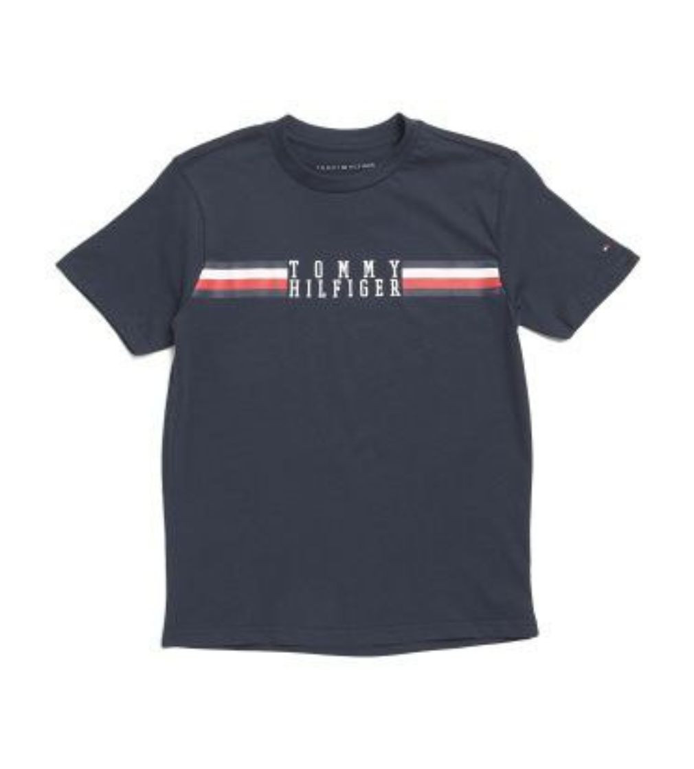 Купить Футболка TOMMY HILFIGER Signature Logo Short Sleeve Tee - фото 1