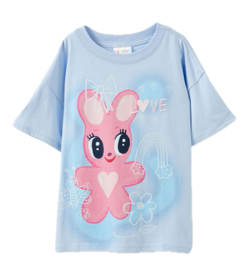 Купити Футболка Cotton On lcn isc bunny love/dawn blue - фото 1