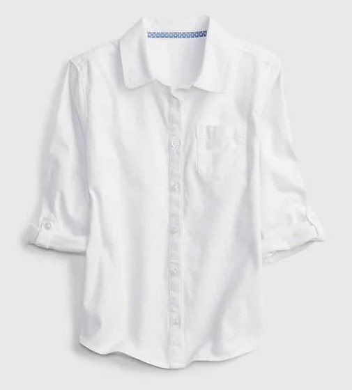 Купить Рубашка Gap Organic Cotton white - фото 1