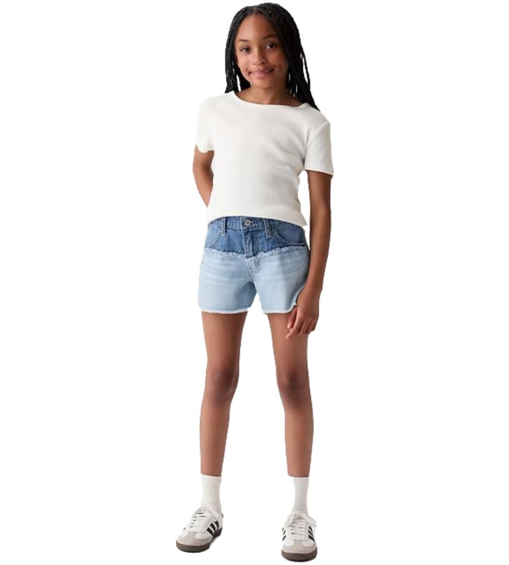 Купить Шорты Джинсовые Gap Kids Low Rise Denim Shorts Color tonal denim - фото 1