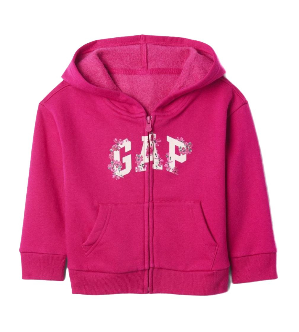 Купить Худи на флисе Gap Bright Beet Purple Floral - фото 1