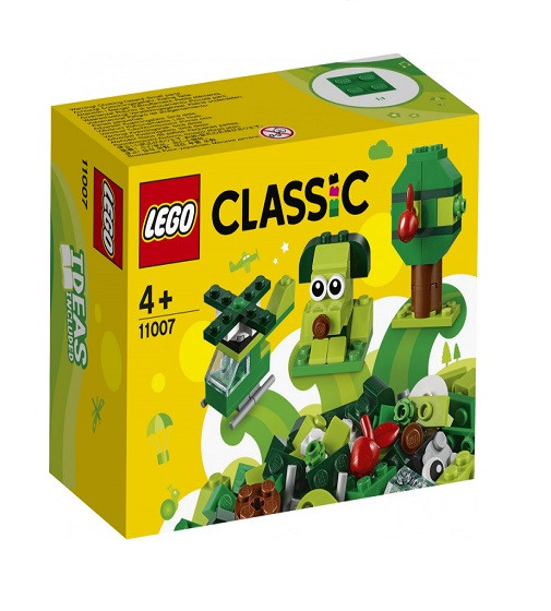 Купить LEGO® Classic Зеленые кубики для творчества (11007) - фото 1