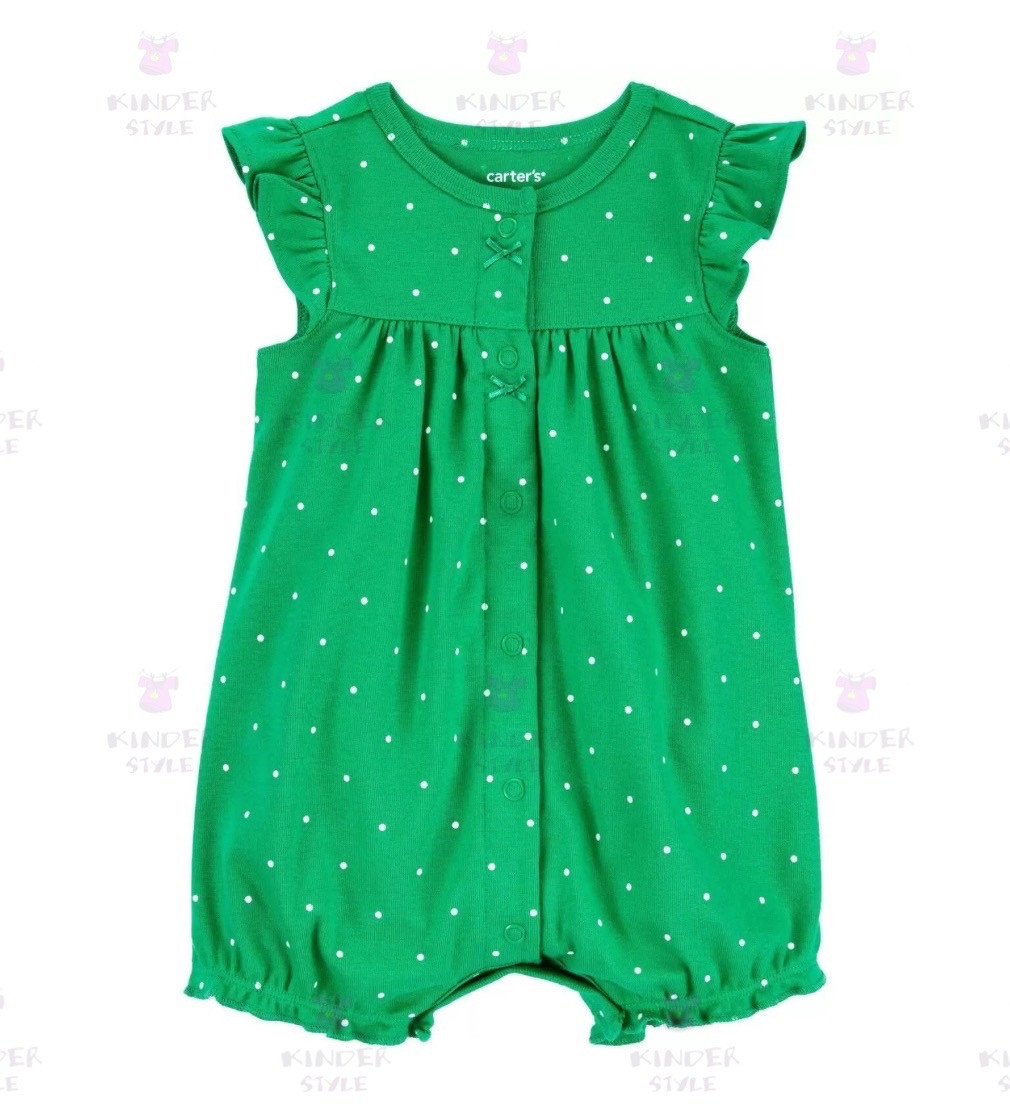 Купить Песочник ( ромпер ) Carters Baby Polka Dot Green - фото 1