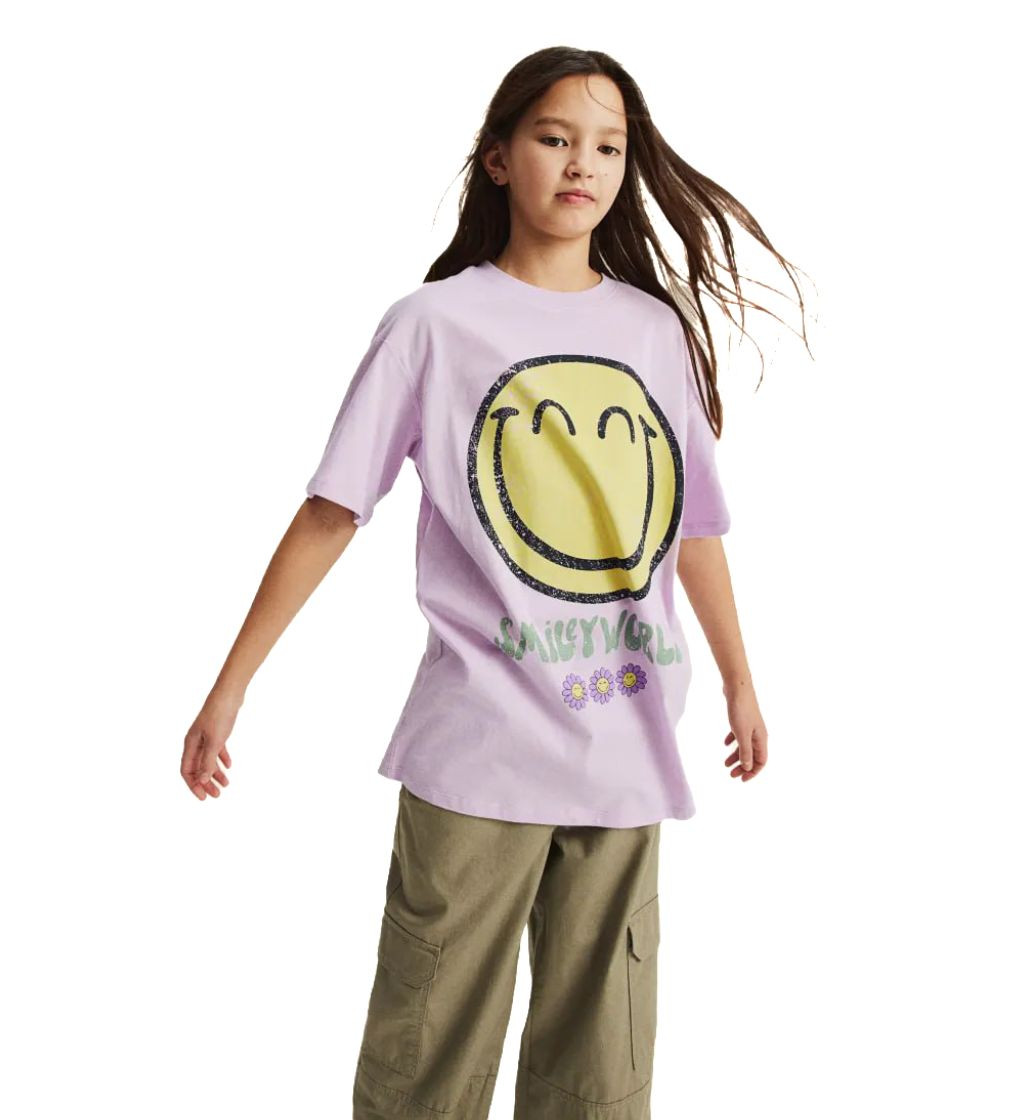 Купить Футболка H&M Lilac/SmileyWorld® - фото 1