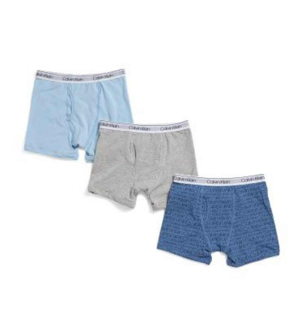 Купить Набор трусиков CALVIN KLEIN Boys 3pk Boxer Briefs Print - фото 1
