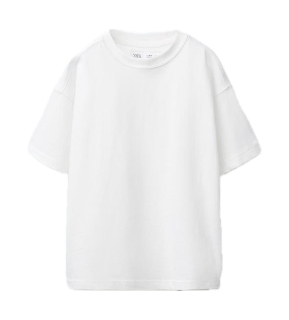 Купить Футболка Zara PLAIN MEDIUM White - фото 1