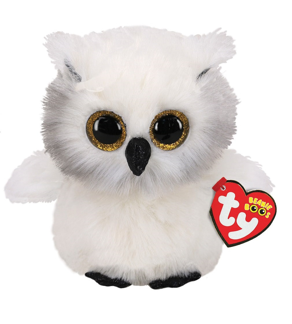 Купить Мягкая игрушка Ty Beanie Boos™ Austin White Owl - фото 1