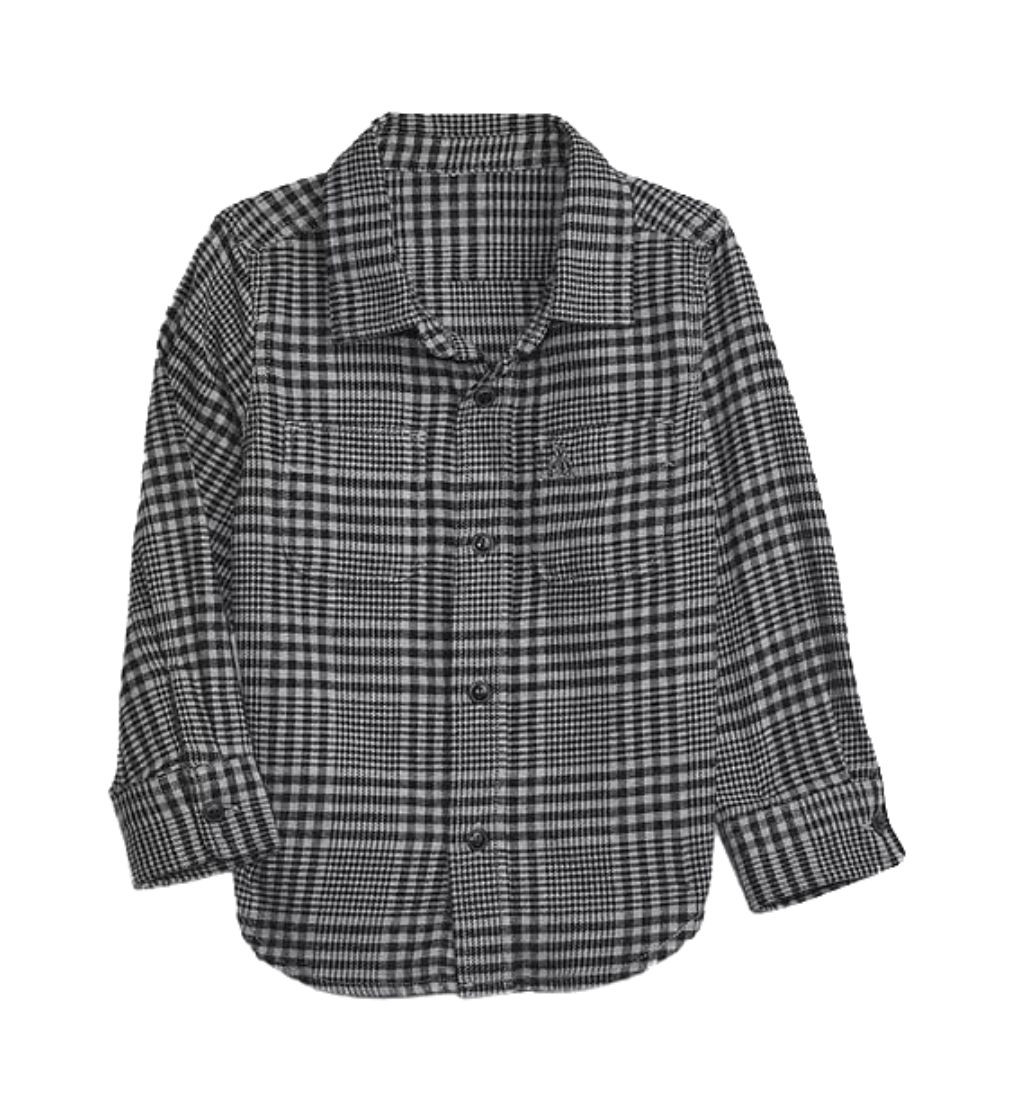 Купить Рубашка Gap Organic Cotton Flannel Grey Heather - фото 1