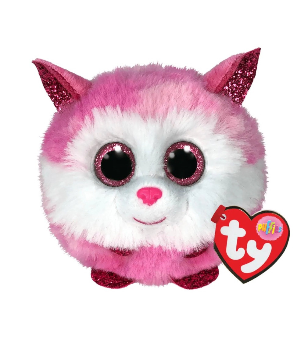 Купить Мягкая игрушка Ty Beanie Balls™ Princess Pink Husky 10 см - фото 1