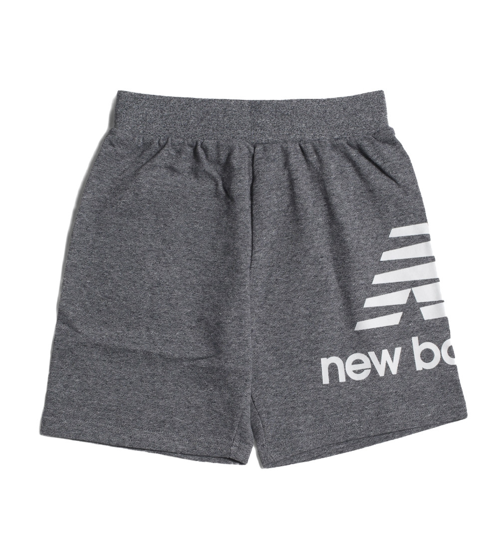 Купить Шорты NEW BALANCE Big Boys French Terry Charcoal Heather - фото 1