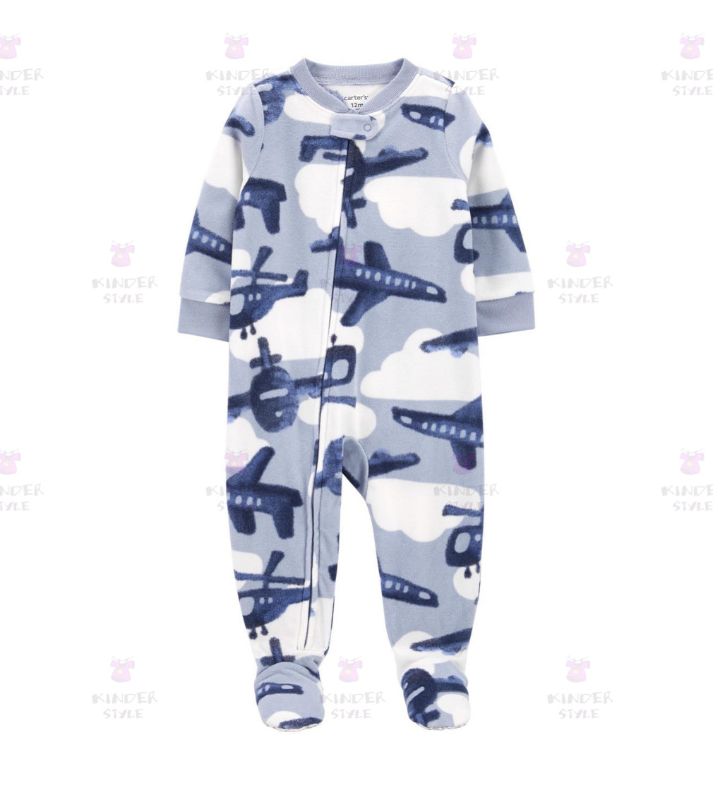 Купить Слип Флисовый Carters Blue Airplane - фото 1