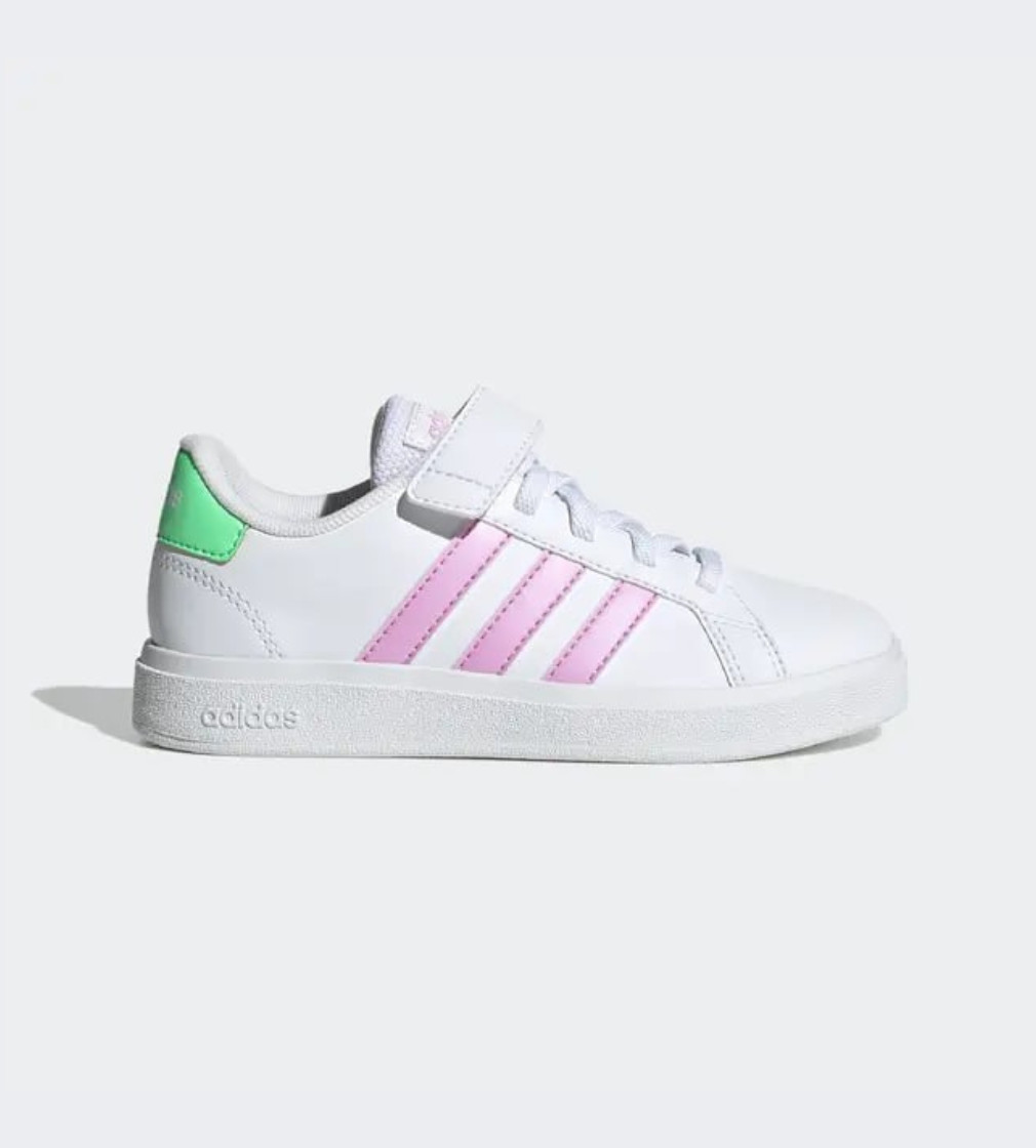 Купить Кроссовки Adidas Grand Court White/pink/green - фото 1