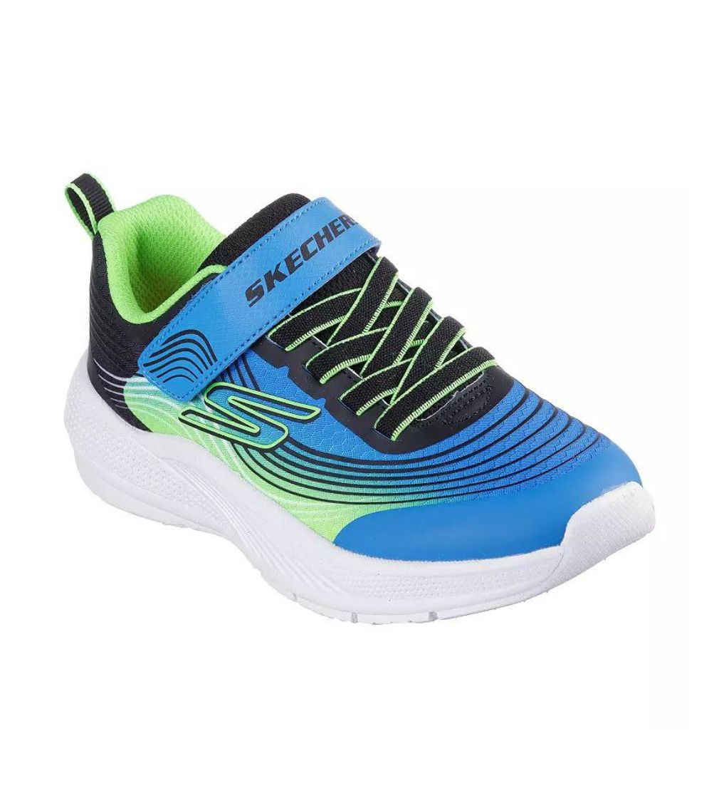 Купить Кроссовки Skechers Microspec Advance BLUE / LIME - фото 1