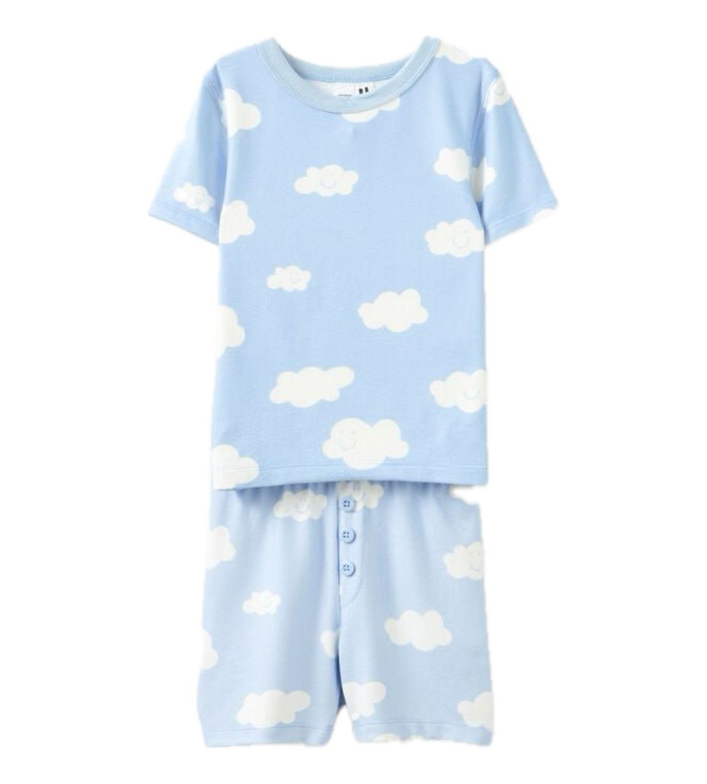 Купити Піжама Cotton On Sawyer Super Soft Short dawn blue/clouds - фото 1
