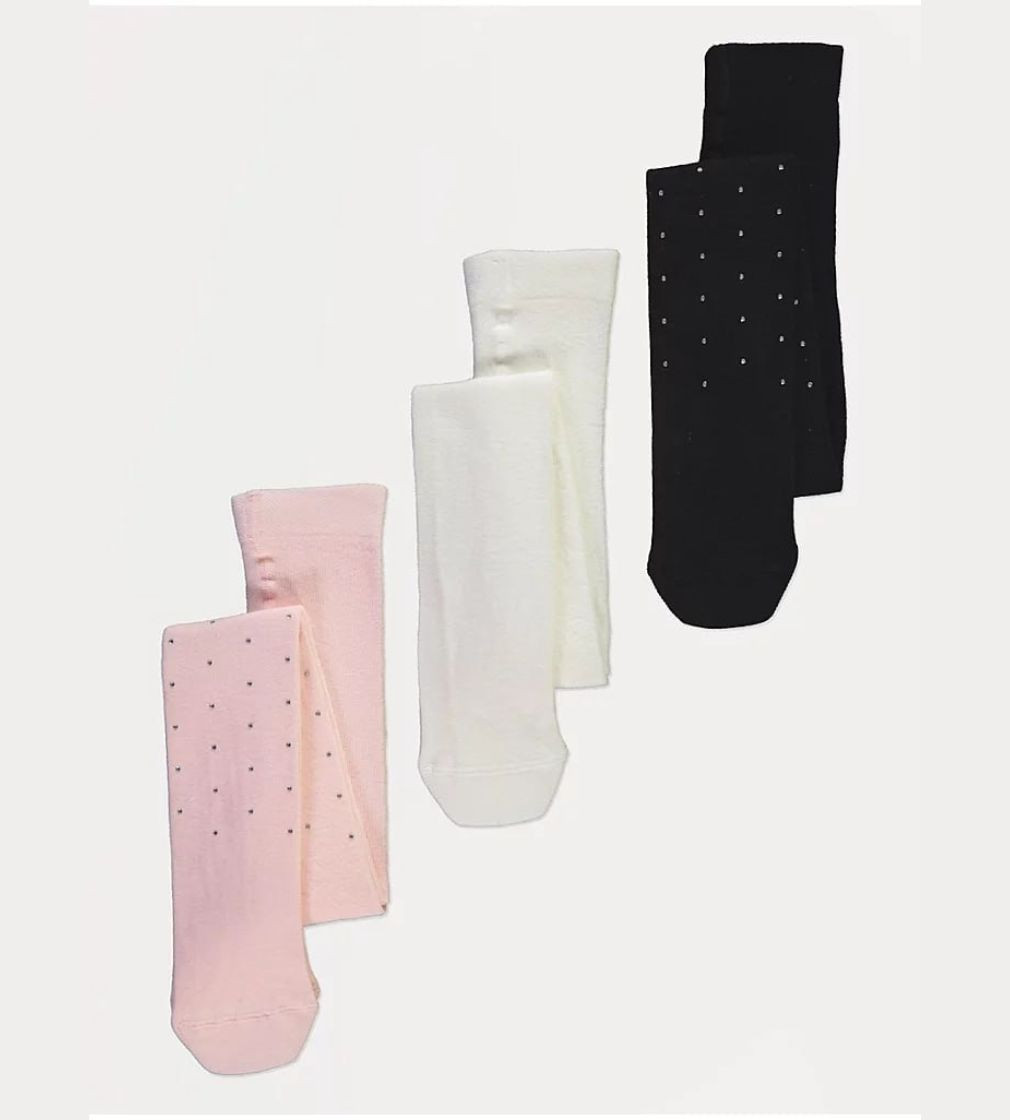 Купити Набір колгот 3шт George Diamante Embellished Tights 3 Pack - фото 1