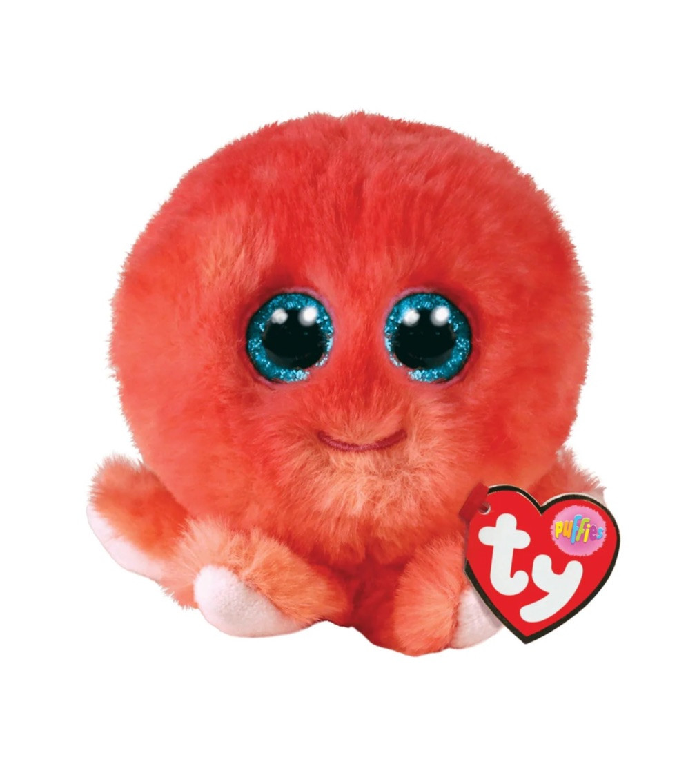 Купить Мягкая игрушка Ty Puffies™ Sheldon Pink Octopus 10 см - фото 1