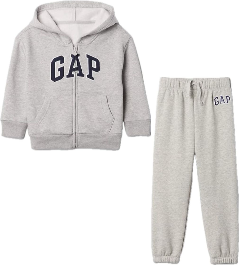 Костюм на флисе Gap Logo Color Gray And White Marl
