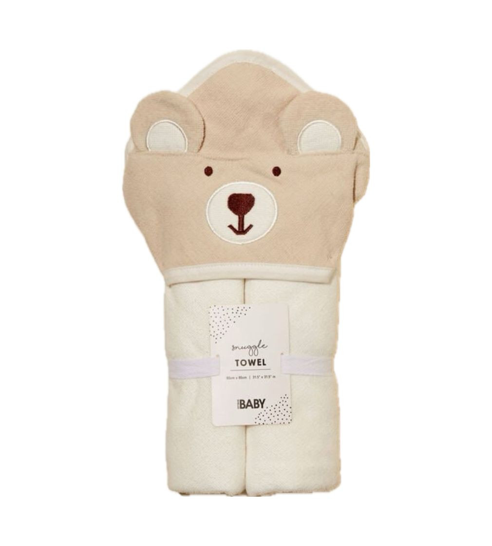 Купити Махровий Рушник Cotton On Baby Snuggle Towel Milk/bear - фото 1