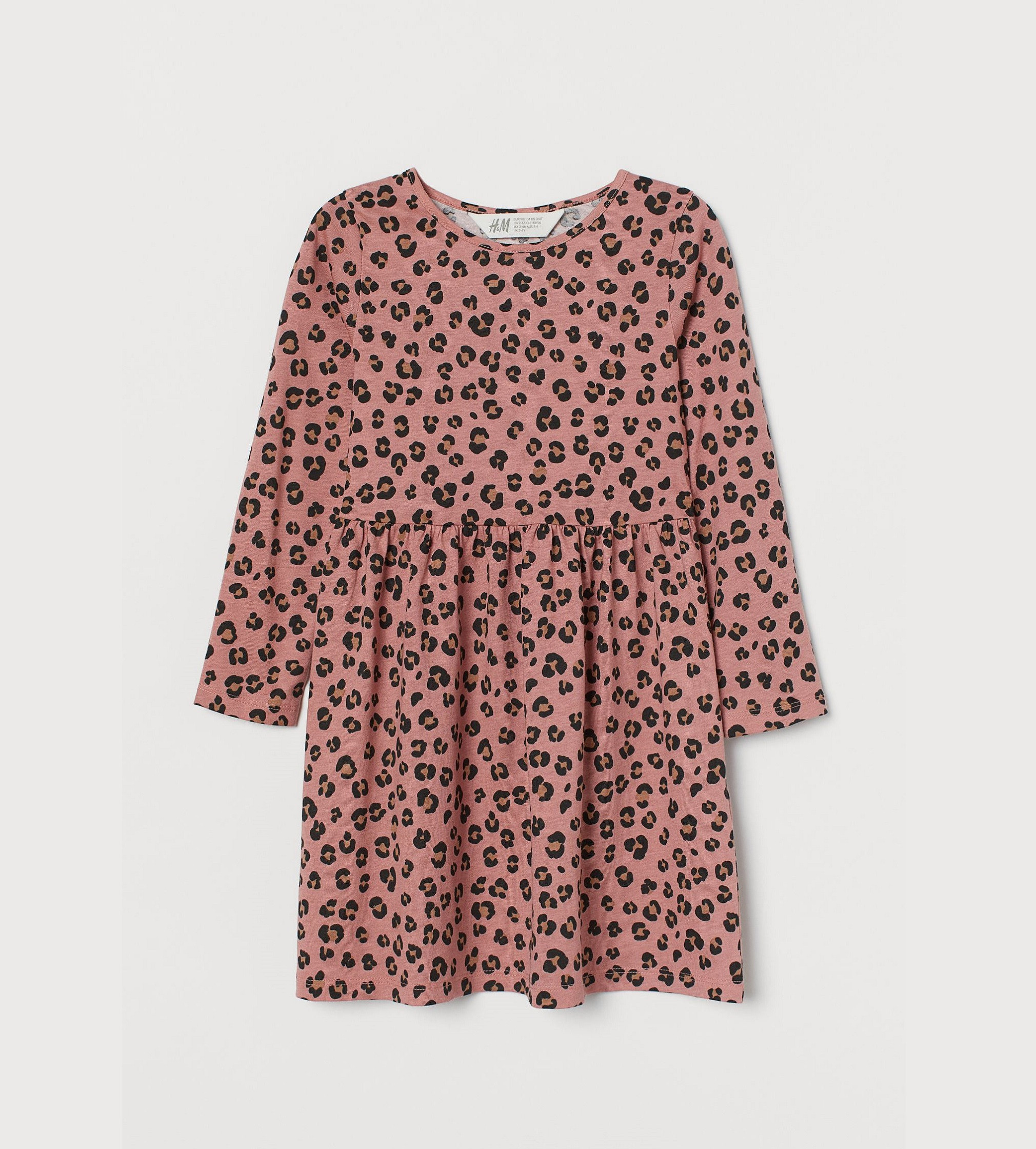 Купить Платье H&M Dusty rose/leopard print - фото 1