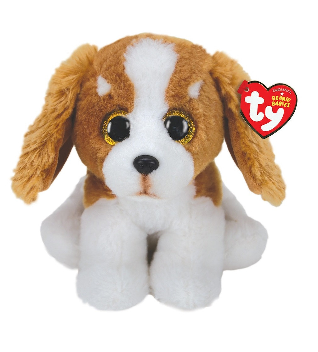 Купить Мягкая игрушка Ty Beanie Boos™ Barker Brown & White Dog, Regular - фото 1